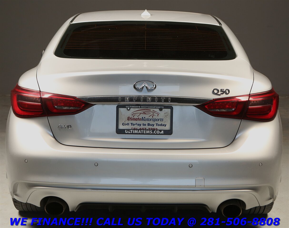 2018 INFINITI Q50 2018 3.0T Luxe AWD NAV SUN INTEL CRUISE BLIND 68K   - Photo 5 - Houston, TX 77031