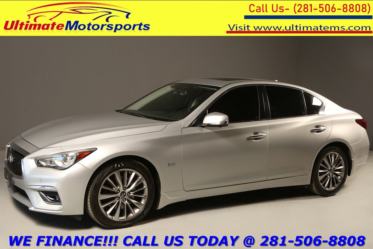 2018 INFINITI Q50 2018 3.0T Luxe AWD NAV SUN INTEL CRUISE BLIND 68K   - Photo 1 - Houston, TX 77031