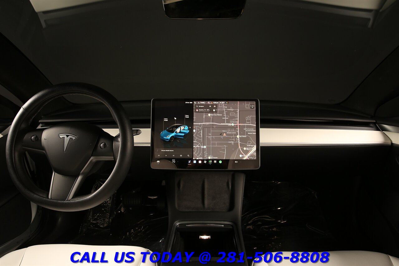 2022 Tesla Model 3 2022 Long Range AWD FSD Ai AUTOPILOT WHITE LEATHER - Photo 3 - Houston, TX 77031