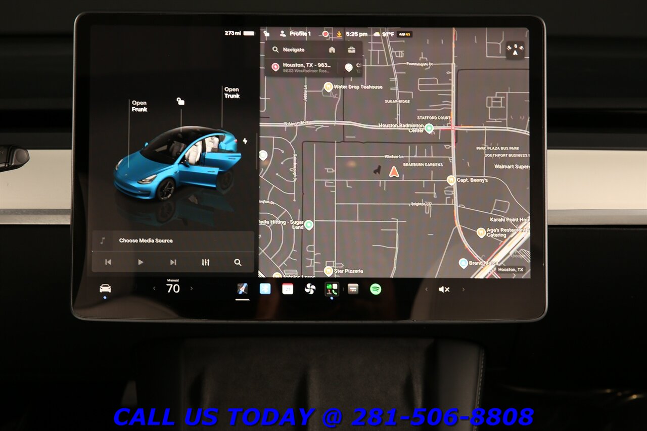 2022 Tesla Model 3 2022 Long Range AWD FSD Ai AUTOPILOT WHITE LEATHER - Photo 15 - Houston, TX 77031