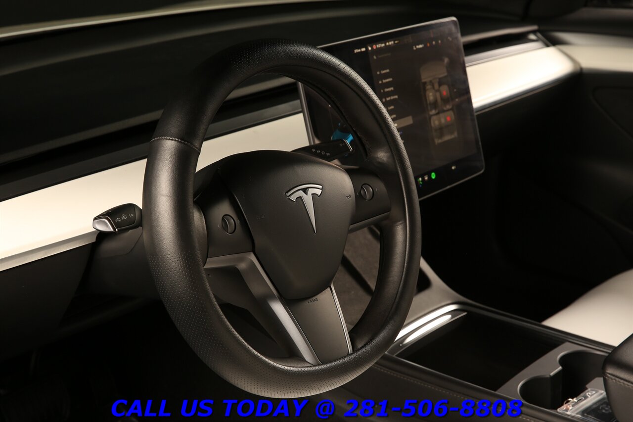 2022 Tesla Model 3 2022 Long Range AWD FSD Ai AUTOPILOT WHITE LEATHER - Photo 10 - Houston, TX 77031