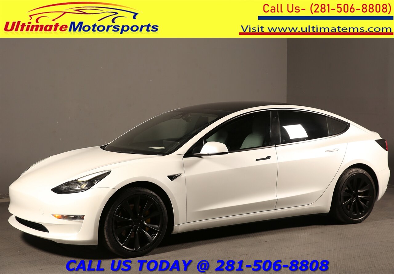 2022 Tesla Model 3 2022 Long Range AWD FSD Ai AUTOPILOT WHITE LEATHER   - Photo 1 - Houston, TX 77031