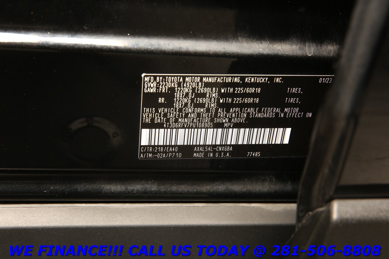 2023 Toyota RAV4 2023 HYBRID Limited AWD NAV SUN RADAR BLIS 84K MLS   - Photo 31 - Houston, TX 77031