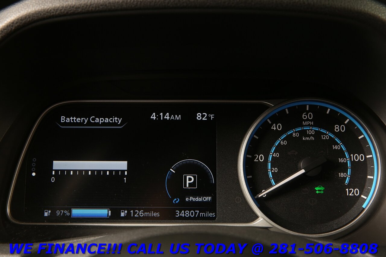 2018 Nissan LEAF 2018 S QUICK CHARGE CAMERA KEYLESS 34K MLS   - Photo 14 - Houston, TX 77031