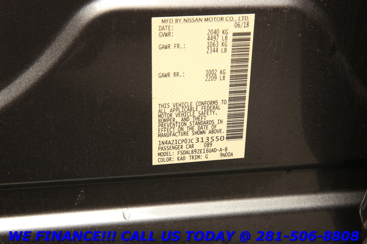 2018 Nissan LEAF 2018 S QUICK CHARGE CAMERA KEYLESS 34K MLS   - Photo 27 - Houston, TX 77031