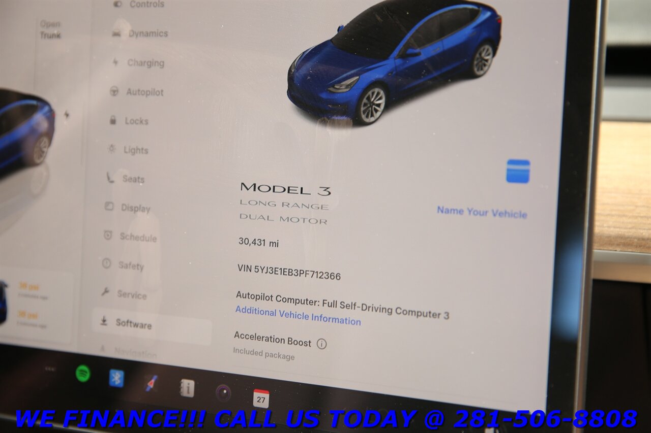2023 Tesla Model 3 2023 Long Range AWD FSD NAV PANO HEATSEAT 30K MLS   - Photo 15 - Houston, TX 77031