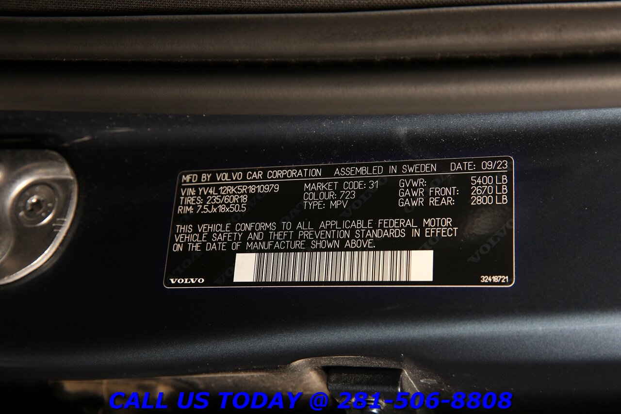 2024 Volvo XC60 B5 Core Dark Theme AWD NAV PANO CAM BLIS 67K Mi - Photo 31 - Houston, TX 77031