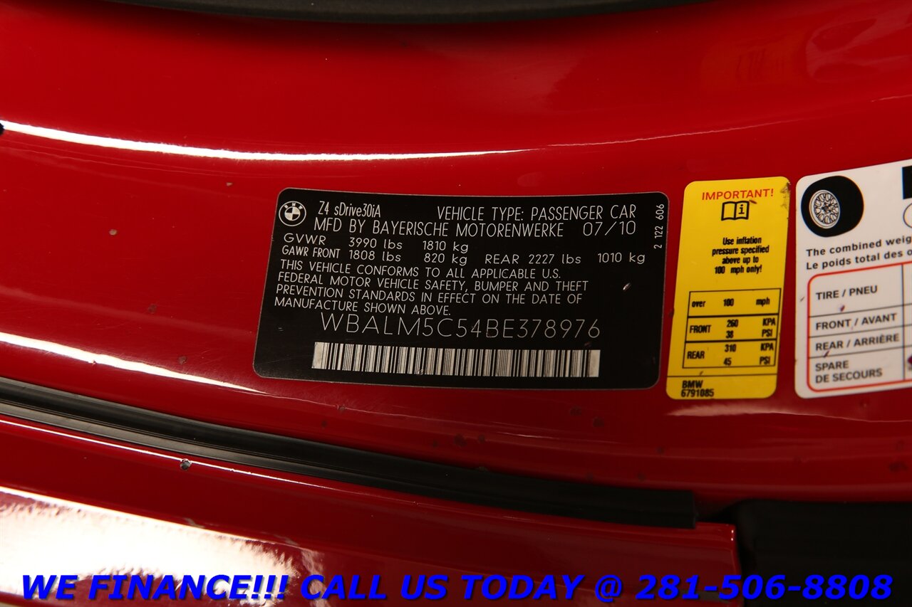 2011 BMW Z4 2011 sDrive30i PREM SPORT PKG HEATSEAT WOOD   - Photo 28 - Houston, TX 77031