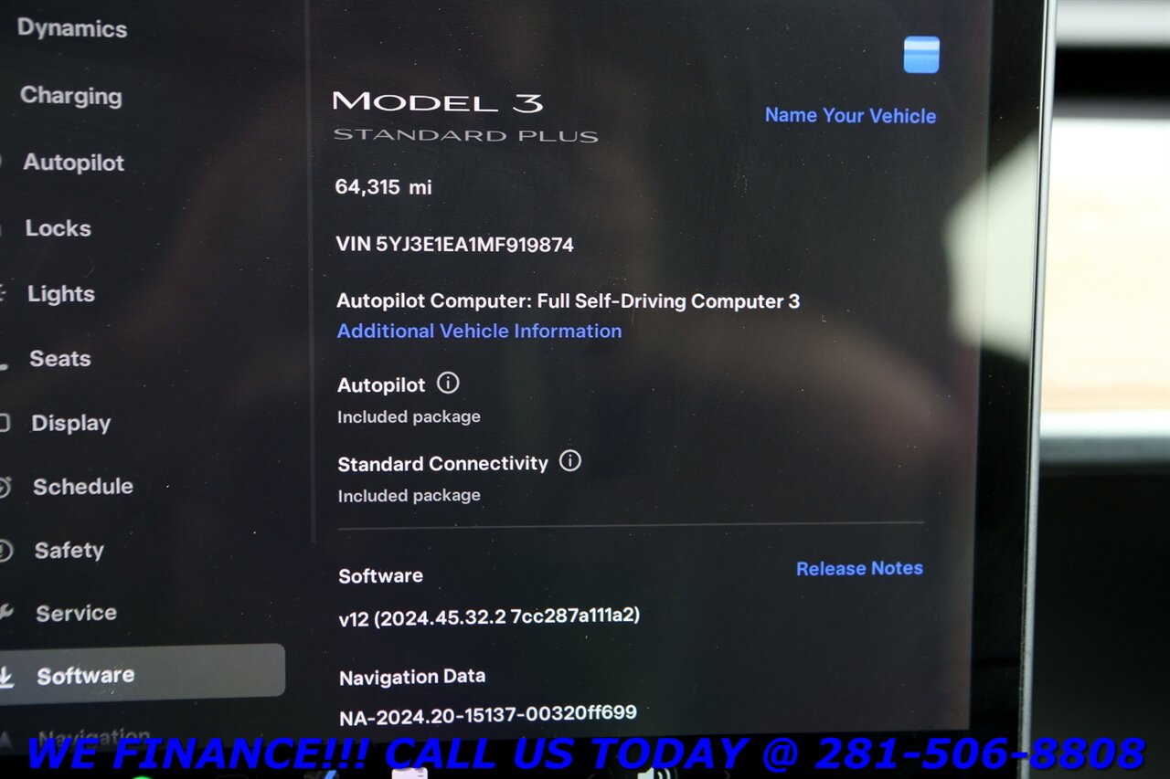 2021 Tesla Model 3 2021 FSD3 AUTOPILOT NAV PANO HEATSEAT WOOD 64K   - Photo 15 - Houston, TX 77031