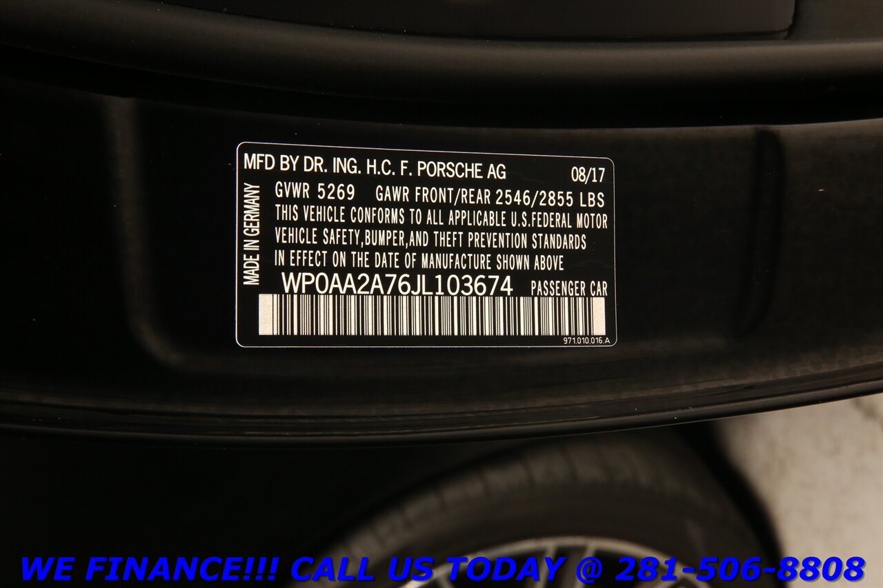 2018 Porsche Panamera 2018 NAV PANO SPORT EXEC PREMIUM+ BOSE 21 " 50K MLS   - Photo 31 - Houston, TX 77031