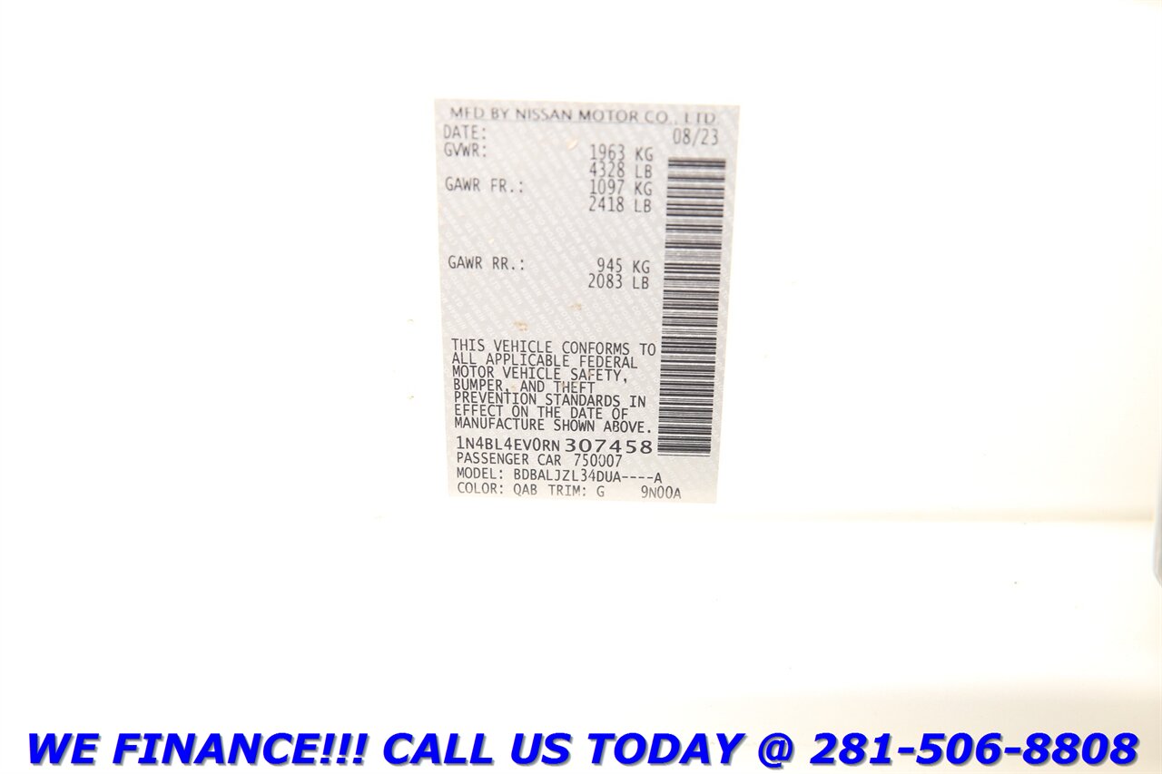 2024 Nissan Altima 2024 SL NAV SUN LEATHER INTELCRUISE BLIND 48K MLS - Photo 31 - Houston, TX 77031