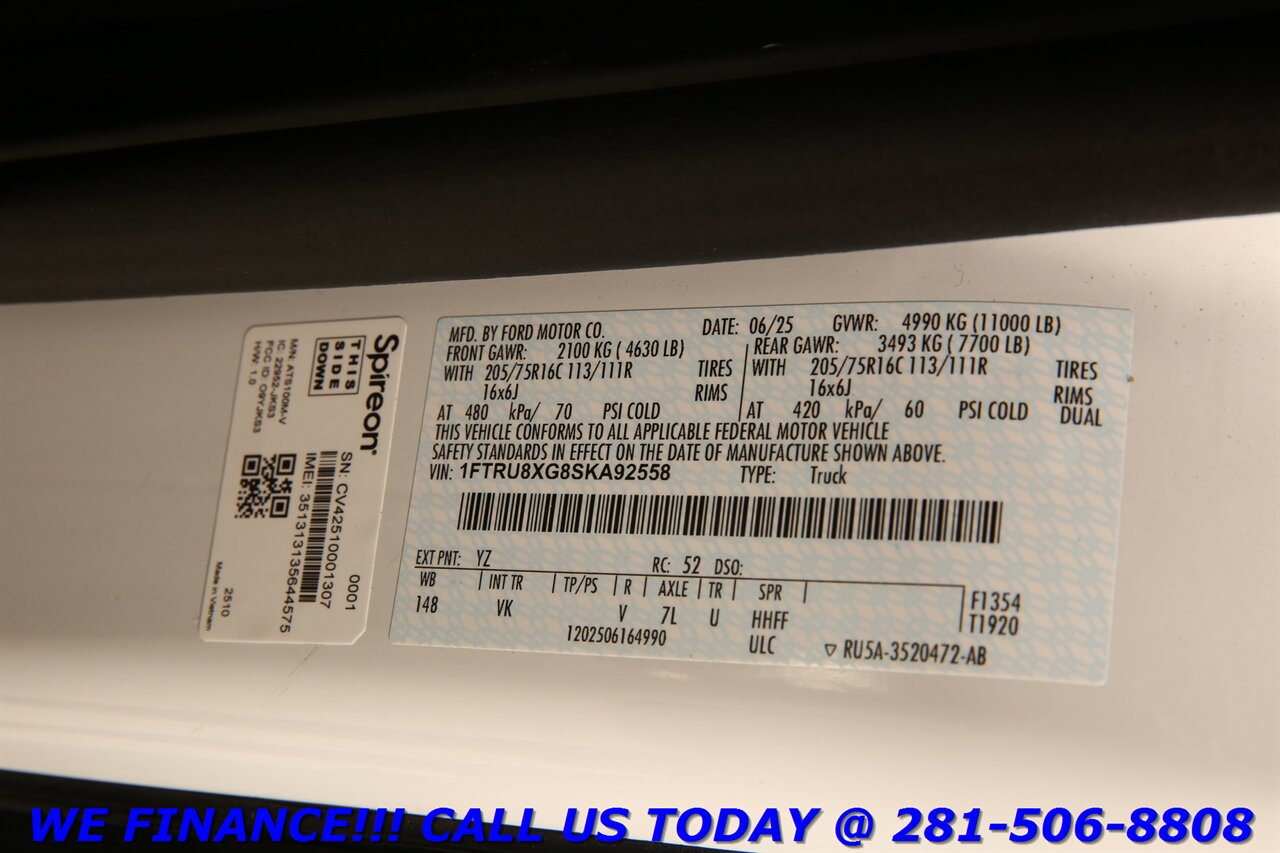 2025 Ford Transit 2025 350 HD DUALLY HIGH ROOF 148 "LONG BASE 7K MLS!   - Photo 27 - Houston, TX 77031