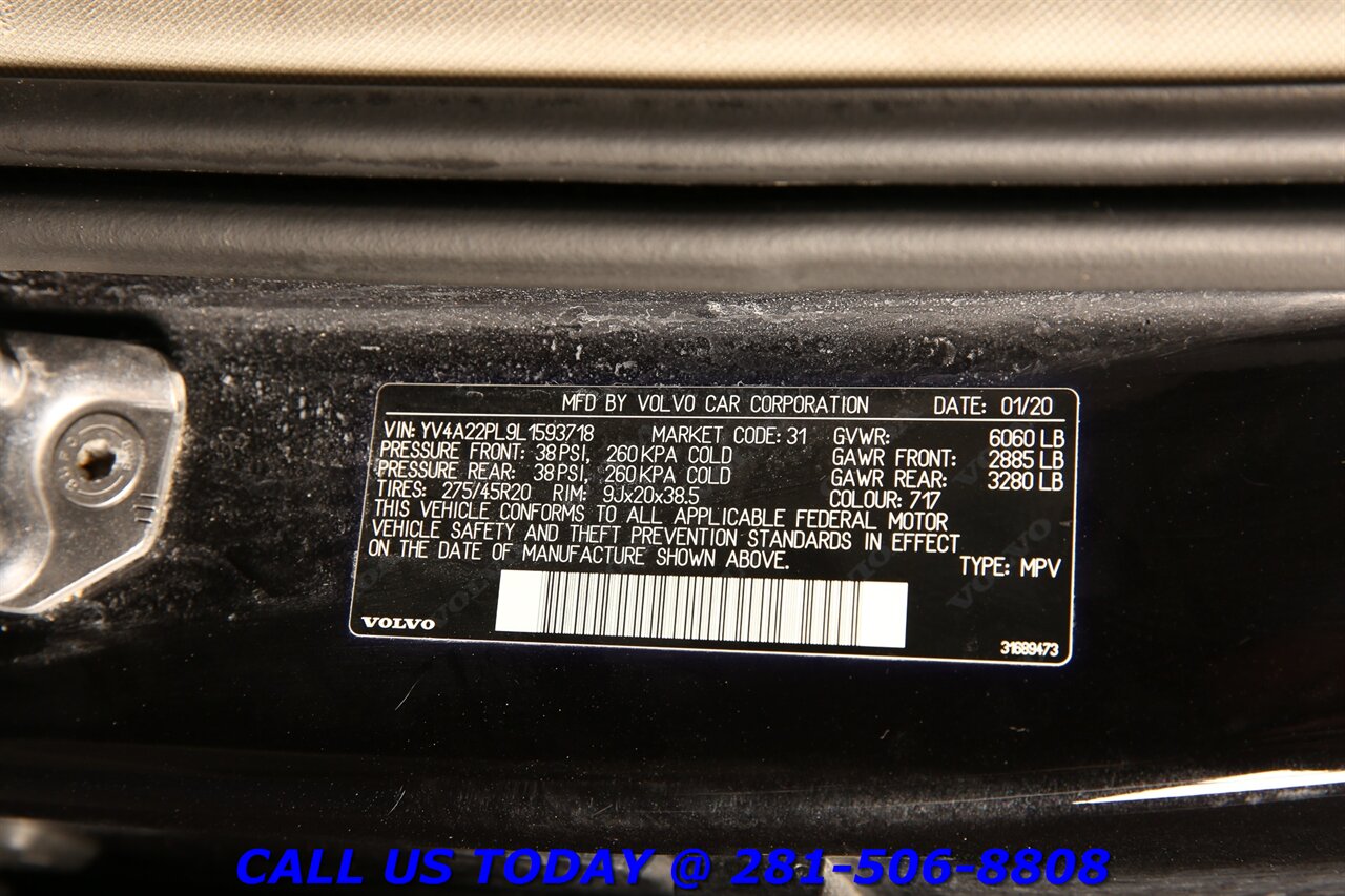 2020 Volvo XC90 2020 T6 Inscription AWD ADVANCED PANO HARMAN 7PASS - Photo 28 - Houston, TX 77031