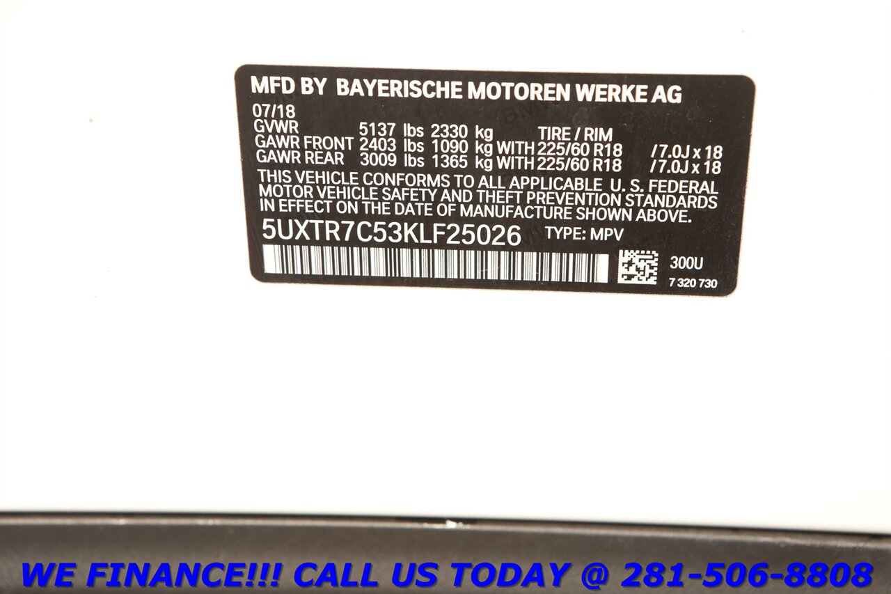 2019 BMW X3 2019 sDrive30i NAV PANO HEATSEAT CAMERA 81K MLS - Photo 30 - Houston, TX 77031