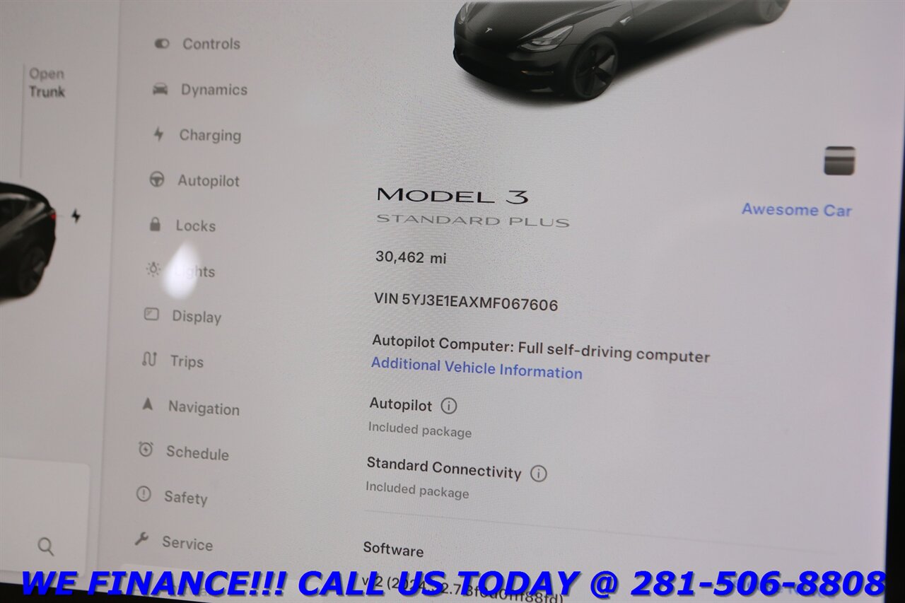 2021 Tesla Model 3 2021 FSD AUTOPILOT NAV $4K IRS REBATE   - Photo 15 - Houston, TX 77031