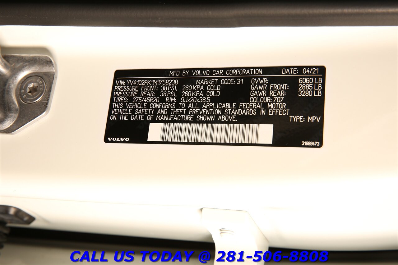 2021 Volvo XC90 2021 T5 Momentum AWD PANO HEATSEAT 7PASS 56K MLS - Photo 30 - Houston, TX 77031
