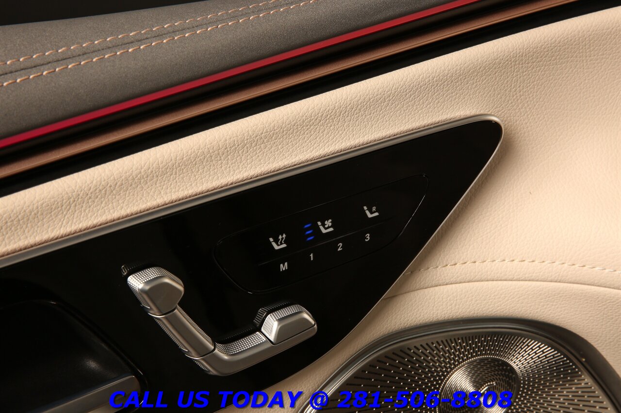 2023 Mercedes-Benz EQS450 4MATIC 2023 AWD 3ROW 7PASS NAV HUD PANO BURMSTER SELFDRVE - Photo 25 - Houston, TX 77031