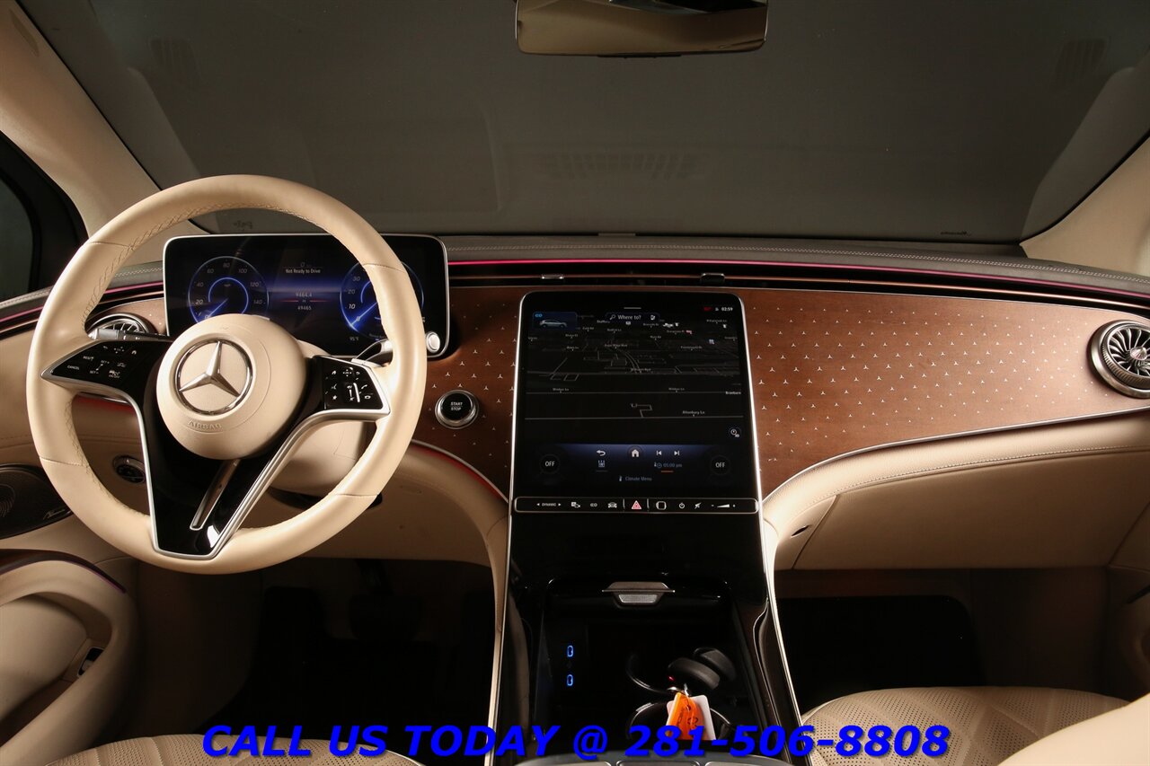 2023 Mercedes-Benz EQS450 4MATIC 2023 AWD 3ROW 7PASS NAV HUD PANO BURMSTER SELFDRVE - Photo 3 - Houston, TX 77031