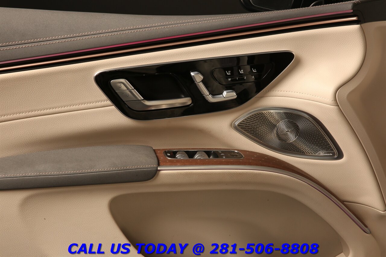 2023 Mercedes-Benz EQS450 4MATIC 2023 AWD 3ROW 7PASS NAV HUD PANO BURMSTER SELFDRVE - Photo 10 - Houston, TX 77031