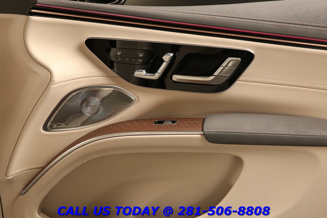 2023 Mercedes-Benz EQS450 4MATIC 2023 AWD 3ROW 7PASS NAV HUD PANO BURMSTER SELFDRVE - Photo 27 - Houston, TX 77031