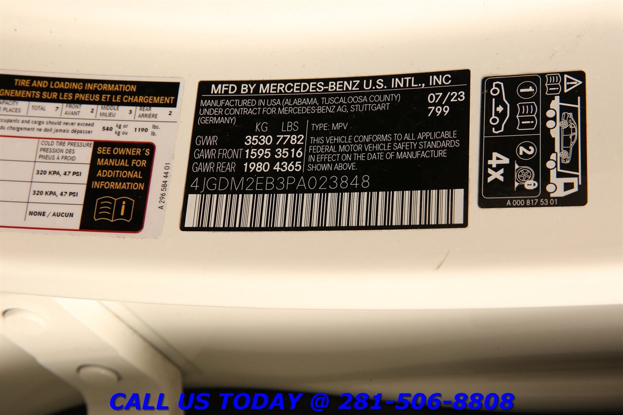 2023 Mercedes-Benz EQS450 4MATIC 2023 AWD 3ROW 7PASS NAV HUD PANO BURMSTER SELFDRVE - Photo 31 - Houston, TX 77031
