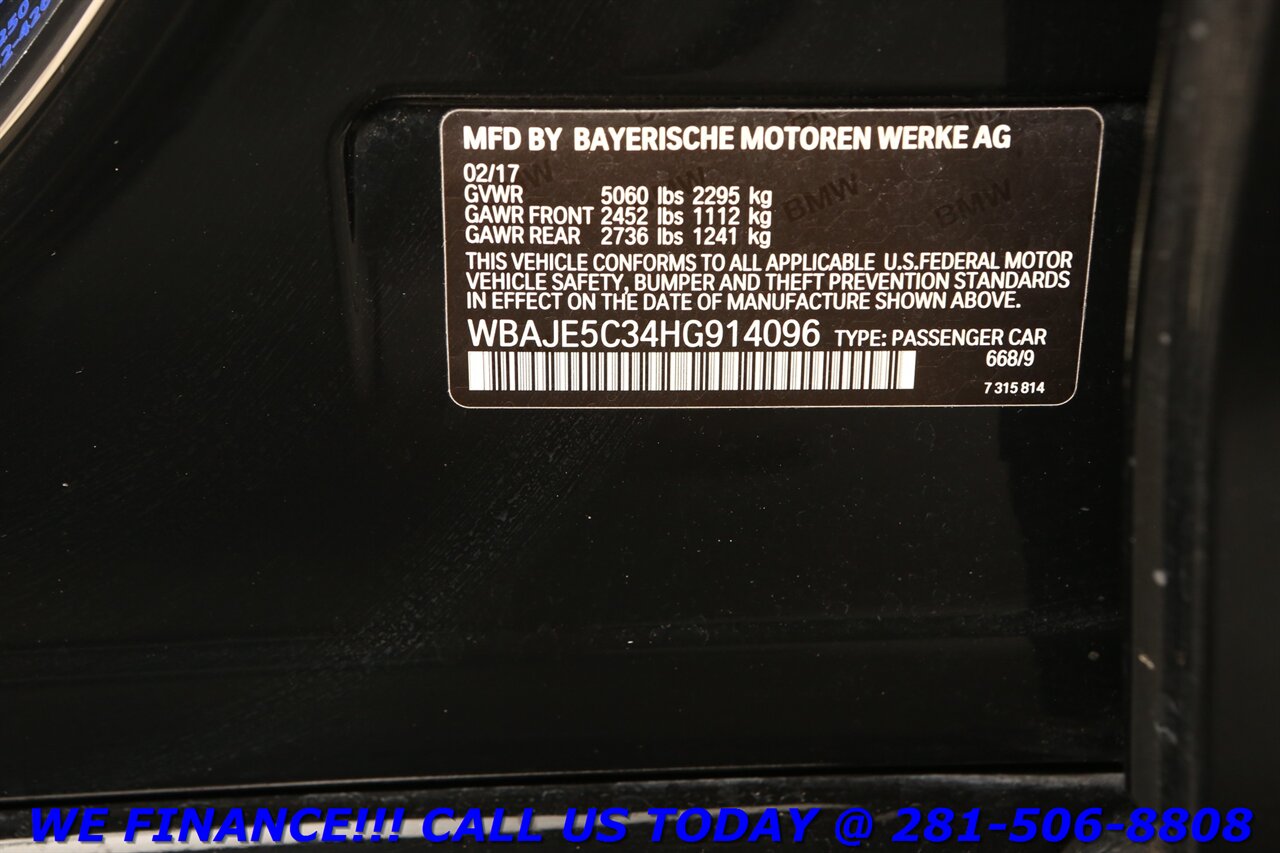 2017 BMW 2017 540i PREM PKG NAV SUN HEATSEAT CAMERA 88K - Photo 26 - Houston, TX 77031
