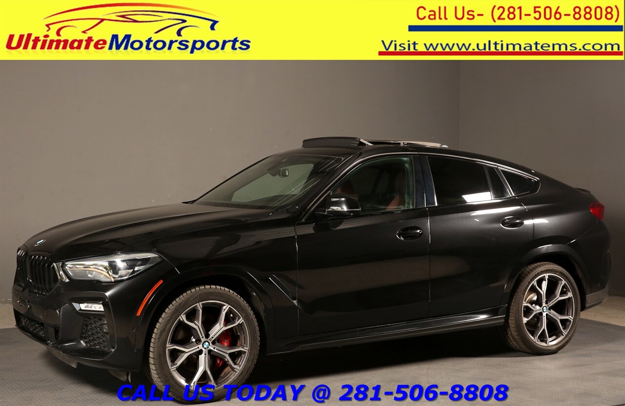 2021 BMW X6 2021 M-SPORT 40i NAV PANO DRIVEPRO RED PARK 50K Mi   - Photo 1 - Houston, TX 77031