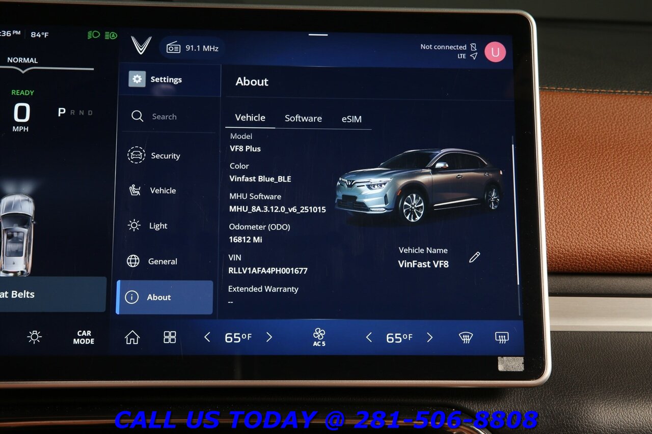 2023 VinFast VF8 2023 Plus AWD NAV HUD PANO 360 ADAPT BLIND 16K MLS   - Photo 16 - Houston, TX 77031