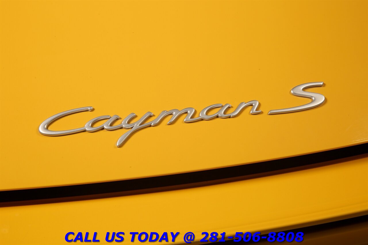 2006 Porsche Cayman 2006 S NAV LEATHER SPEED YELLOW SPOILER 19 " 70K Mi   - Photo 6 - Houston, TX 77031
