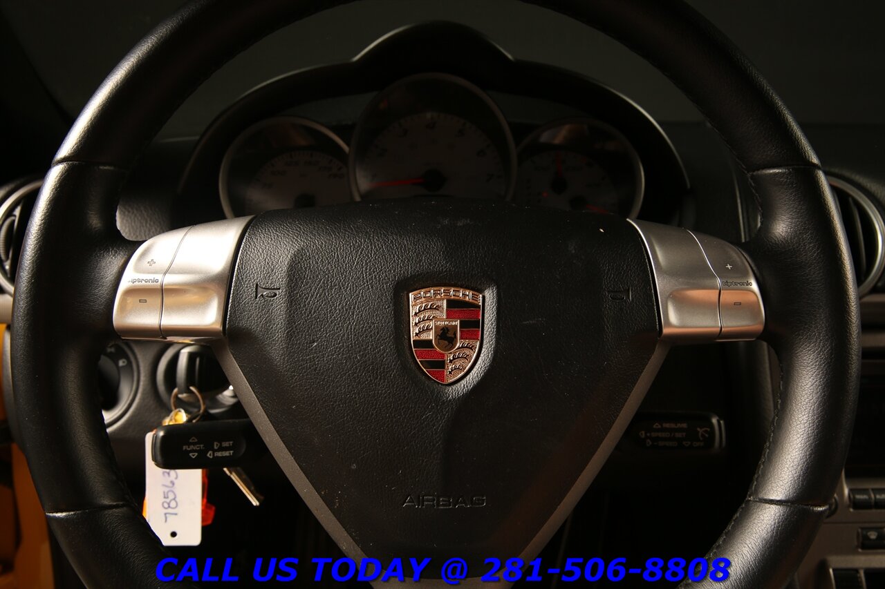 2006 Porsche Cayman 2006 S NAV LEATHER SPEED YELLOW SPOILER 19 " 70K Mi   - Photo 16 - Houston, TX 77031