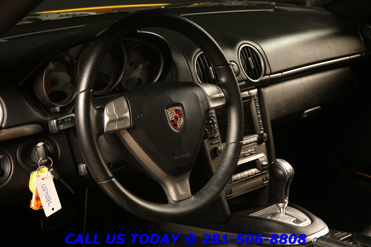 2006 Porsche Cayman 2006 S NAV LEATHER SPEED YELLOW SPOILER 19 " 70K Mi   - Photo 12 - Houston, TX 77031