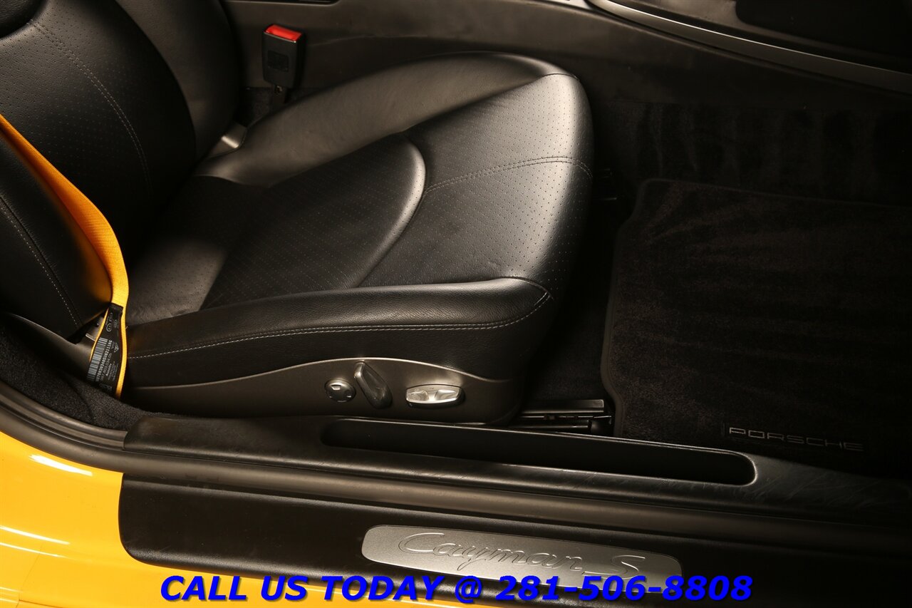 2006 Porsche Cayman 2006 S NAV LEATHER SPEED YELLOW SPOILER 19 " 70K Mi   - Photo 22 - Houston, TX 77031