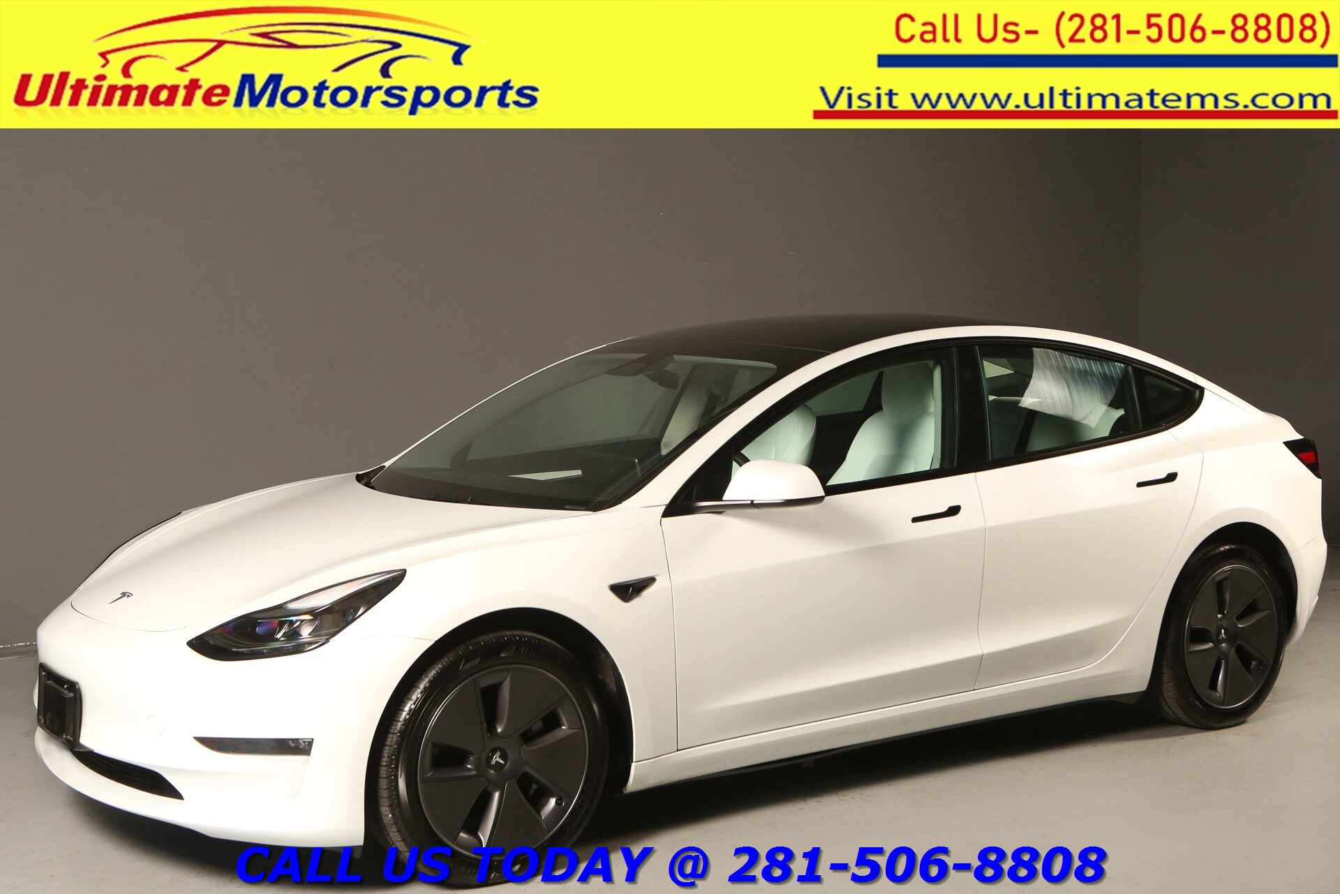 2022 Tesla Model 3 2022 FSD3 AUTOPILOT NAV PANO HEATSEAT CAM 37K Mi   - Photo 1 - Houston, TX 77031