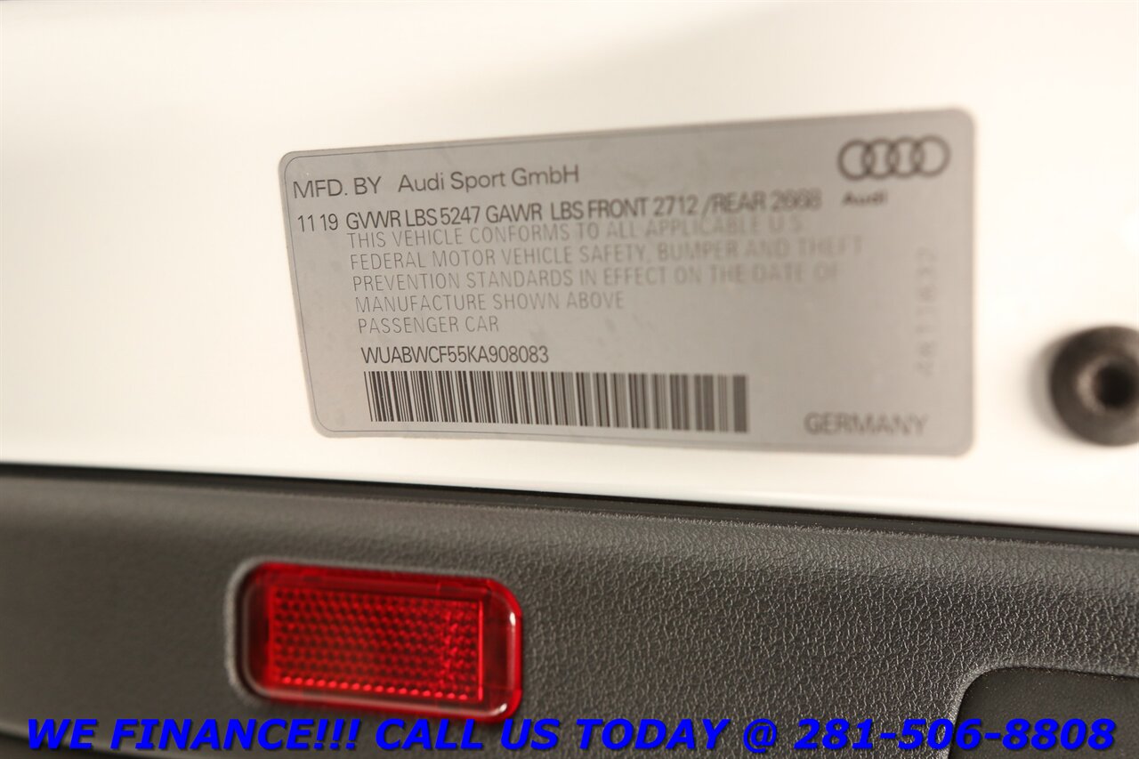 2019 Audi RS5 2019 2.9T Quattro SPORTBACK AWD NAV SUN OLUFSEN   - Photo 29 - Houston, TX 77031