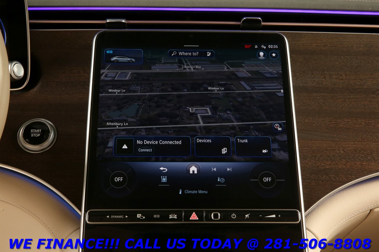 2022 Mercedes-Benz EQS 2022 EQS 450+ NAV PANO ADAPT BLIND CAM 59K MLS   - Photo 17 - Houston, TX 77031