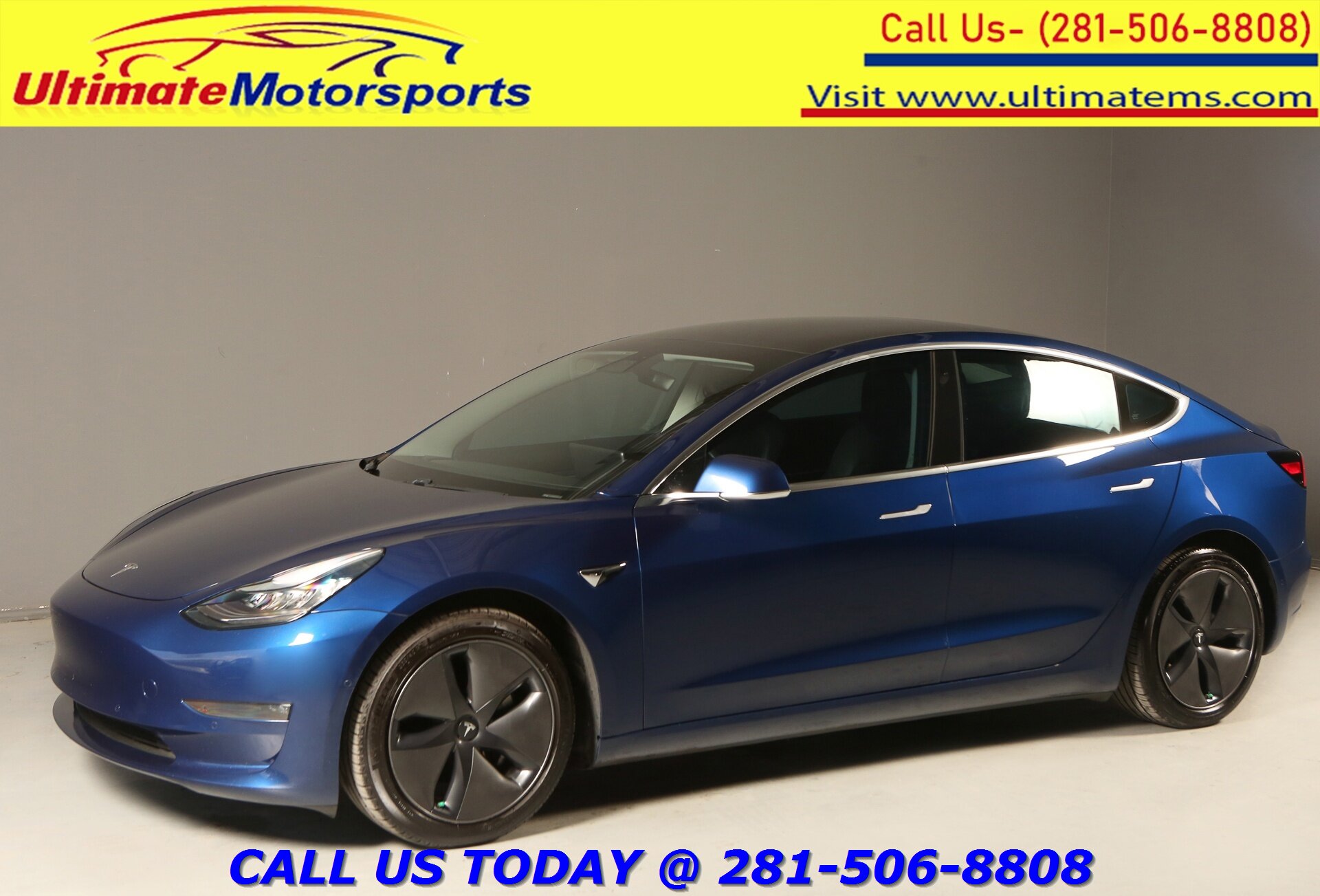 2019 Tesla Model 3 2019 FSD Ai AUTOPILOT NAV PANO HEATSEAT   - Photo 1 - Houston, TX 77031