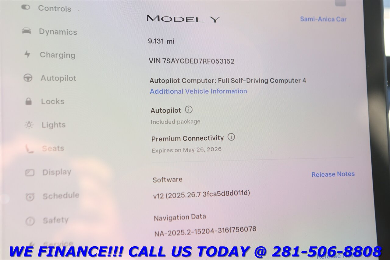 2024 Tesla Model Y 2024 FSD4 AUTOPILOT PANO HEATSEAT WOOD CAM 9K MLS   - Photo 15 - Houston, TX 77031