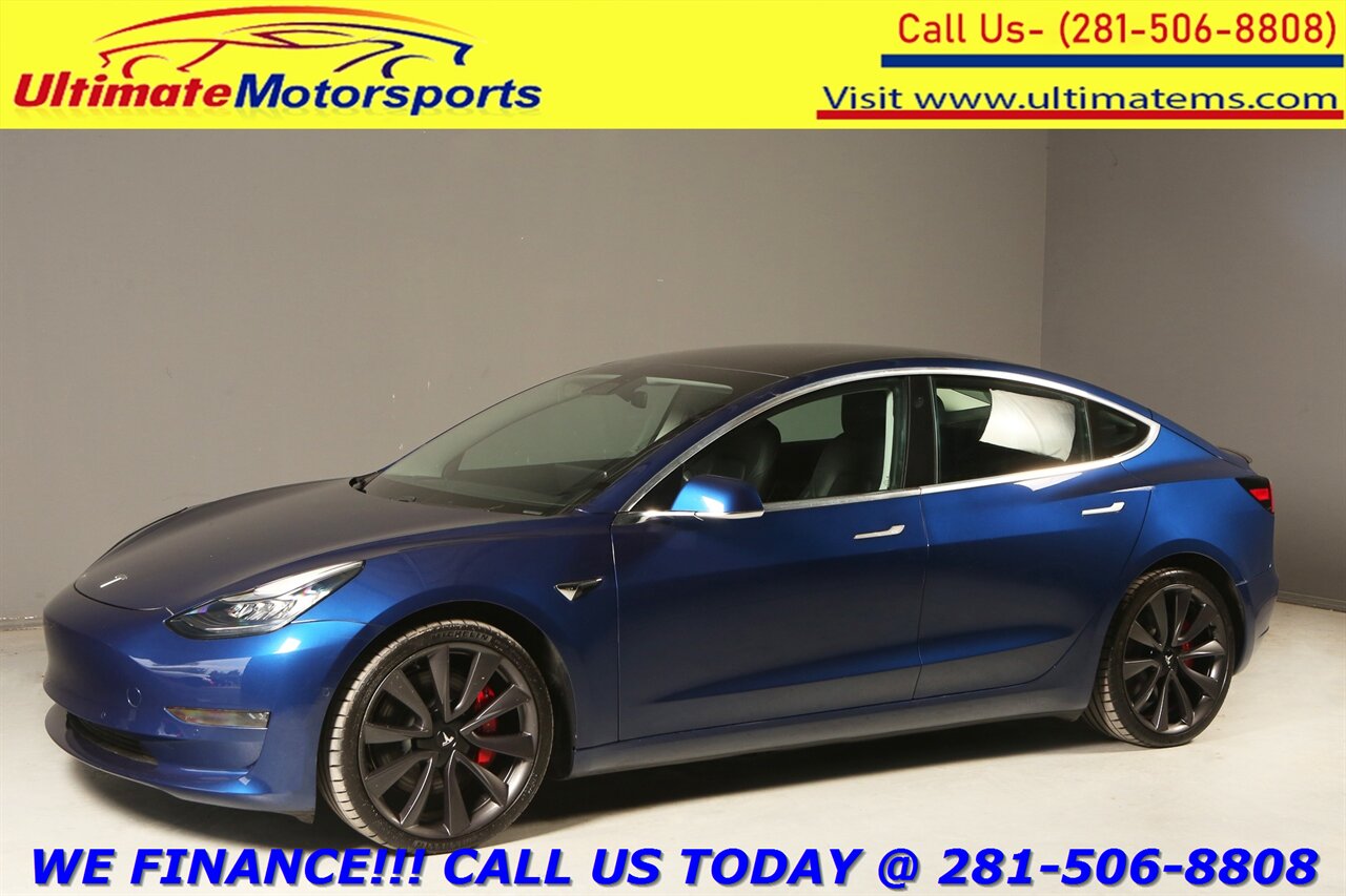 2020 Tesla Model 3 2020 Performance AWD FSD AUTOPILOT PANO DUAL MOTOR   - Photo 1 - Houston, TX 77031