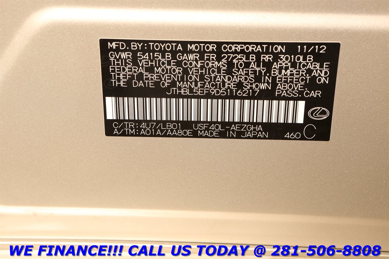 2013 Lexus LS 2013 LS 460 NAV SUN BLIND HEAT/COOL SEAT 47K - Photo 31 - Houston, TX 77031