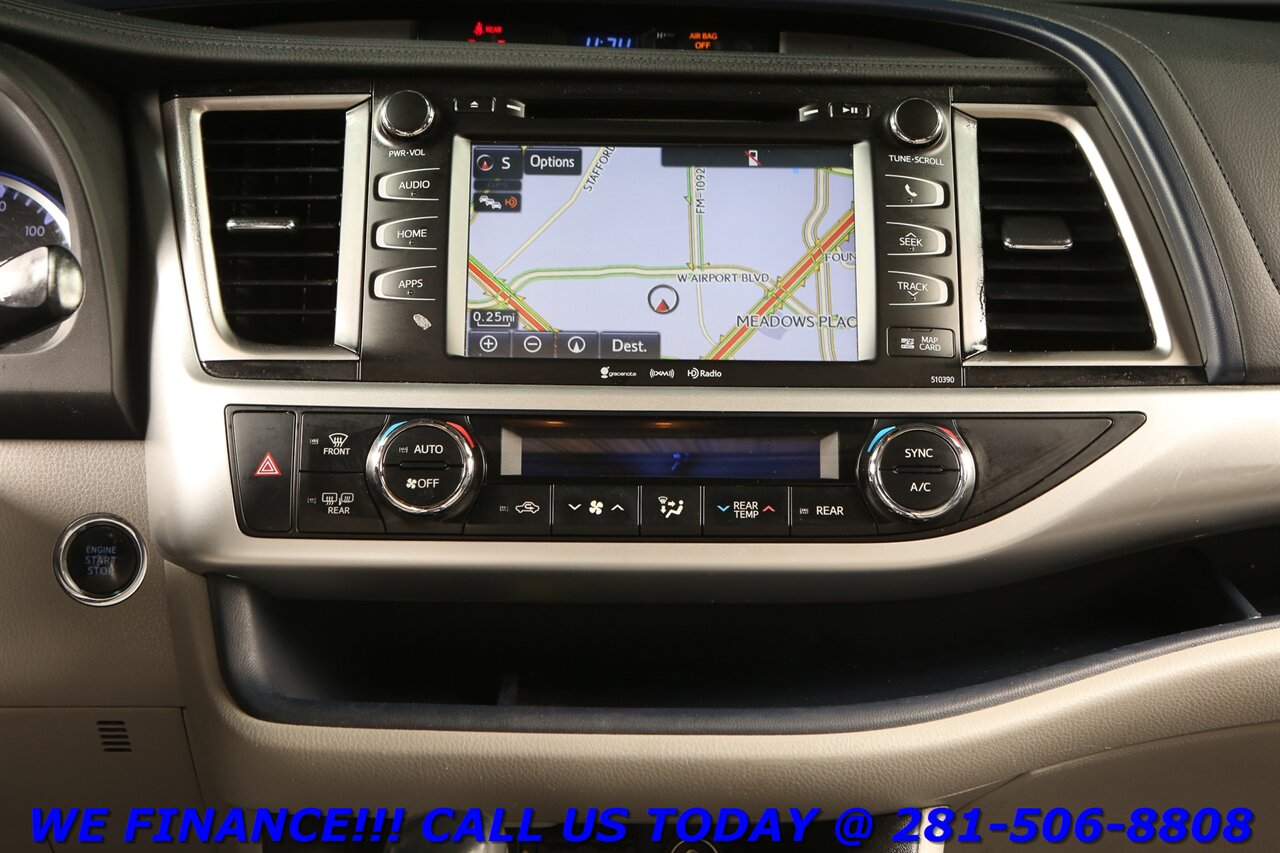 2019 Toyota Highlander 2019 XLE 7-PASS NAV SUN RADAR CRUISE LEATHER CAM - Photo 16 - Houston, TX 77031