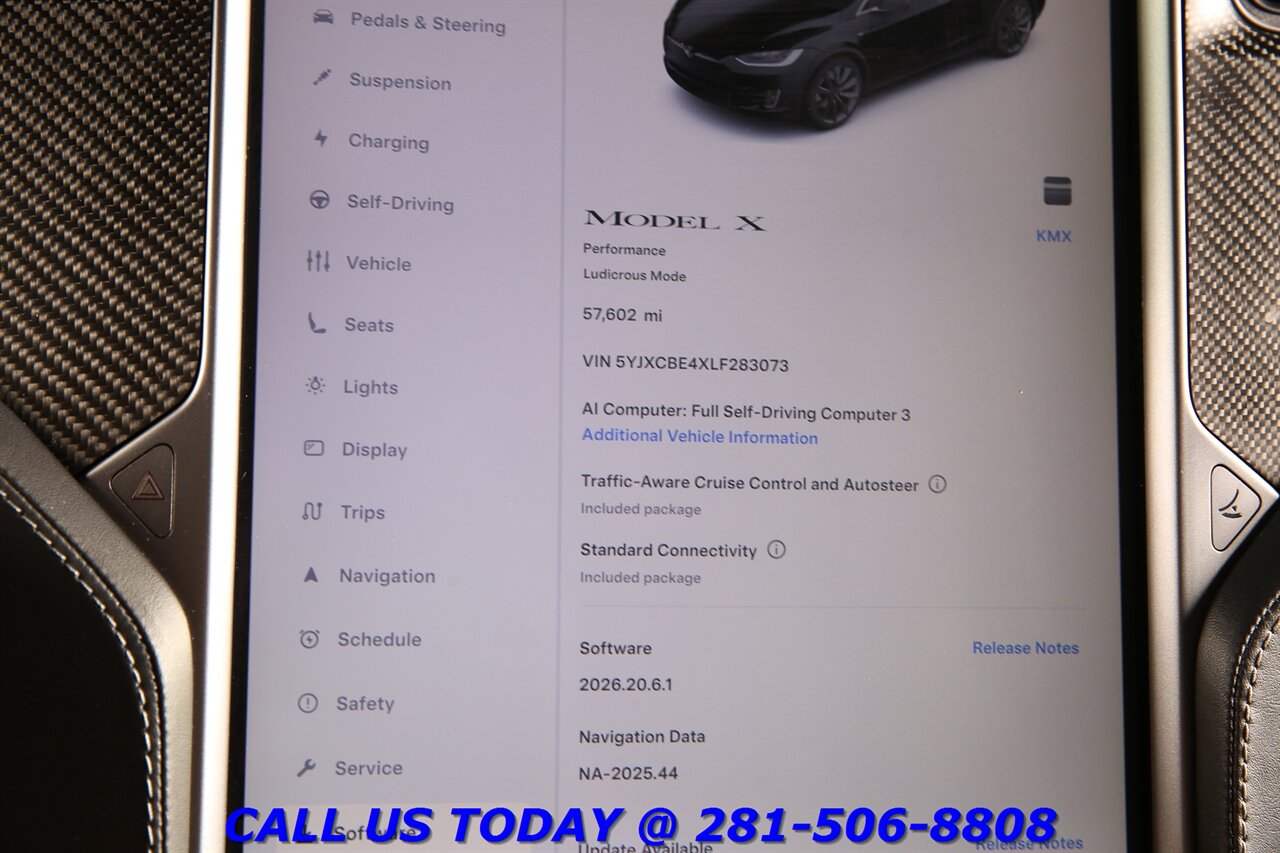 2020 Tesla Model X 2020 Performance 6PASS AWD NAV CARBON FIBER 57K Mi   - Photo 16 - Houston, TX 77031