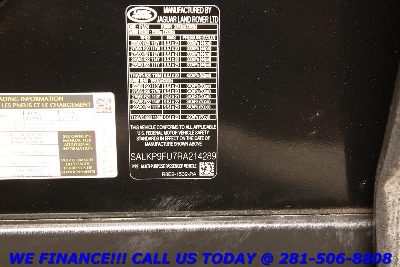 2024 Land Rover Range Rover 2024 P400 SE AWD NAV PANO ADAPT CARPLAY MERIDIAN   - Photo 34 - Houston, TX 77031