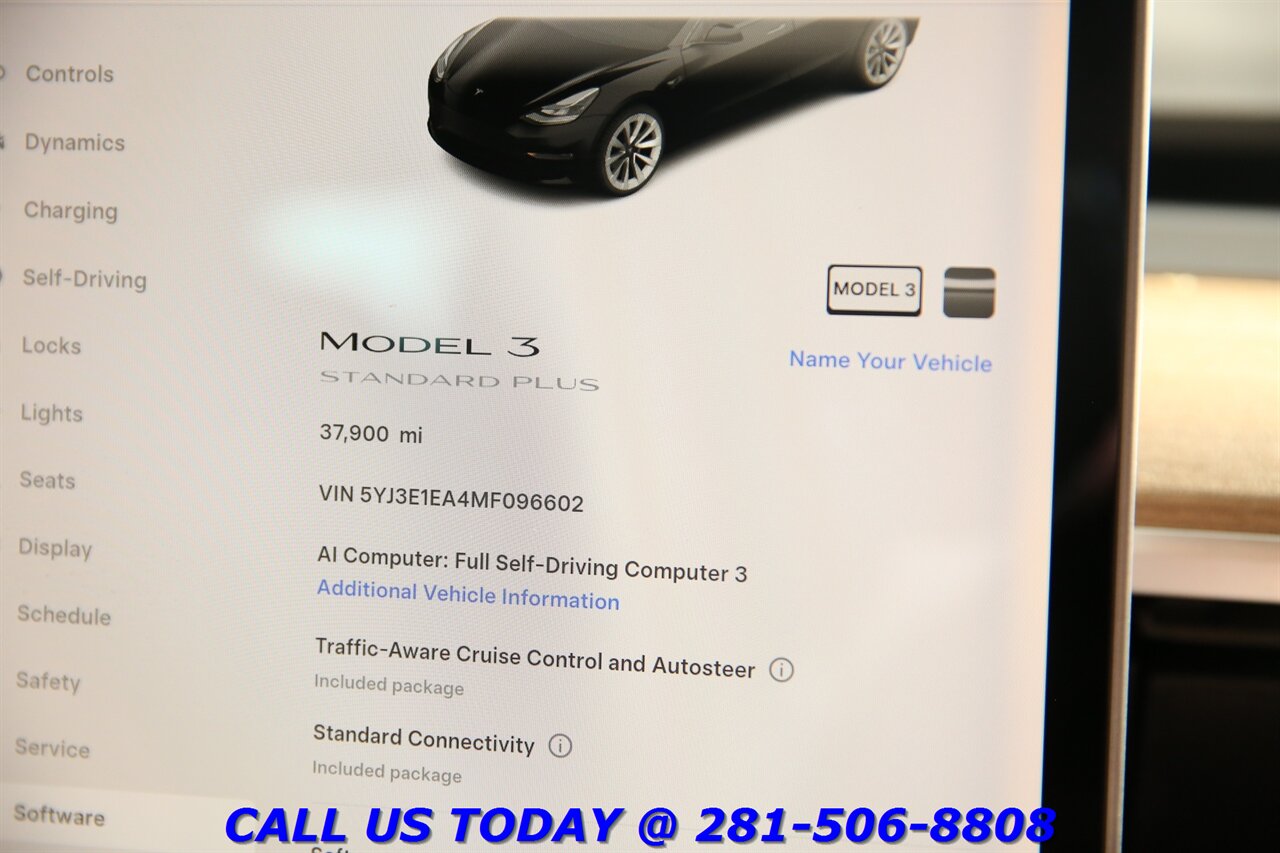 2021 Tesla Model 3 2021 FSD Ai Autopilot NAV PANO HEATSEAT 37K MLS   - Photo 15 - Houston, TX 77031