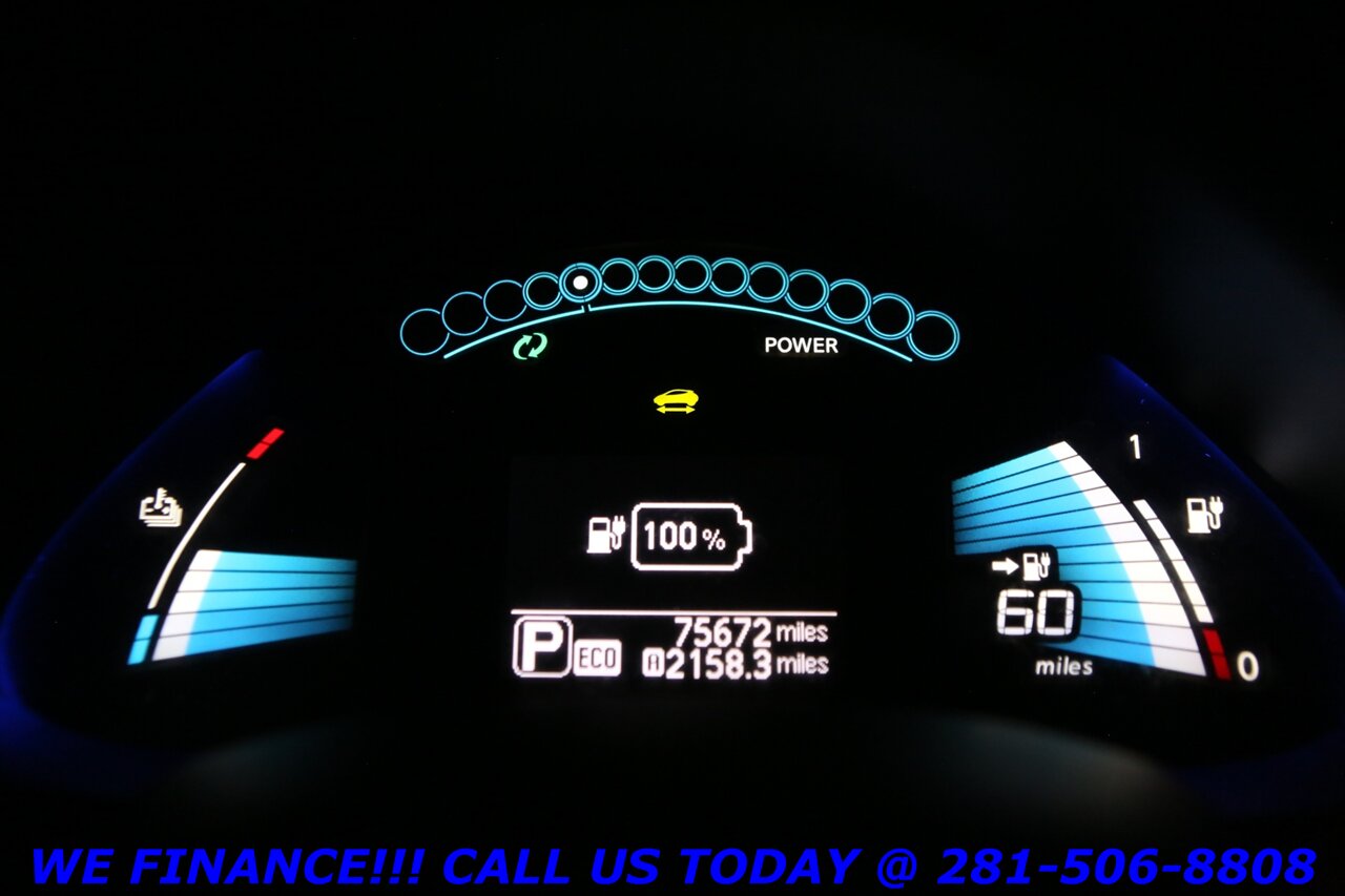 2015 Nissan LEAF 2015 SV QUICK CHARGE CAMERA HEATSEAT 75K MLS   - Photo 13 - Houston, TX 77031