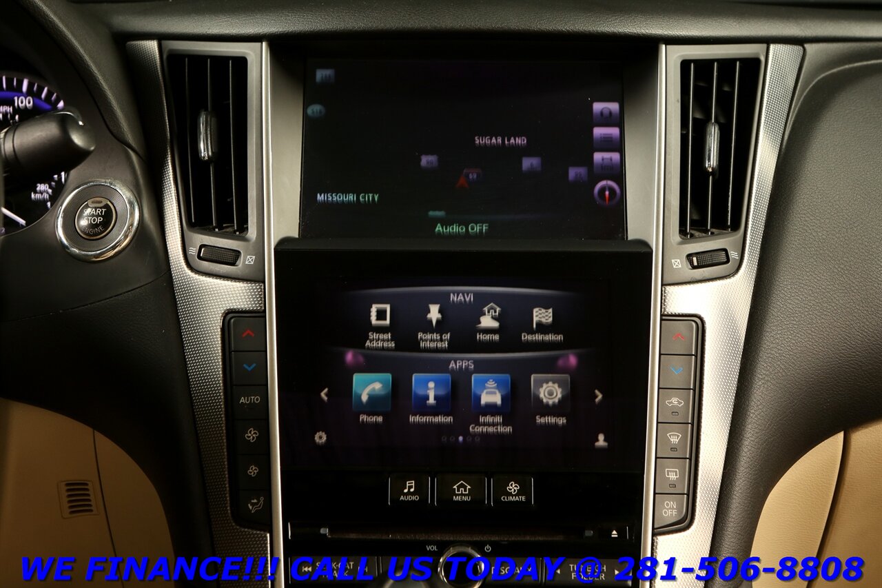 2015 INFINITI Q50 2015 Premium NAV SUN SPORT HEATSEAT CAMERA 44K   - Photo 16 - Houston, TX 77031