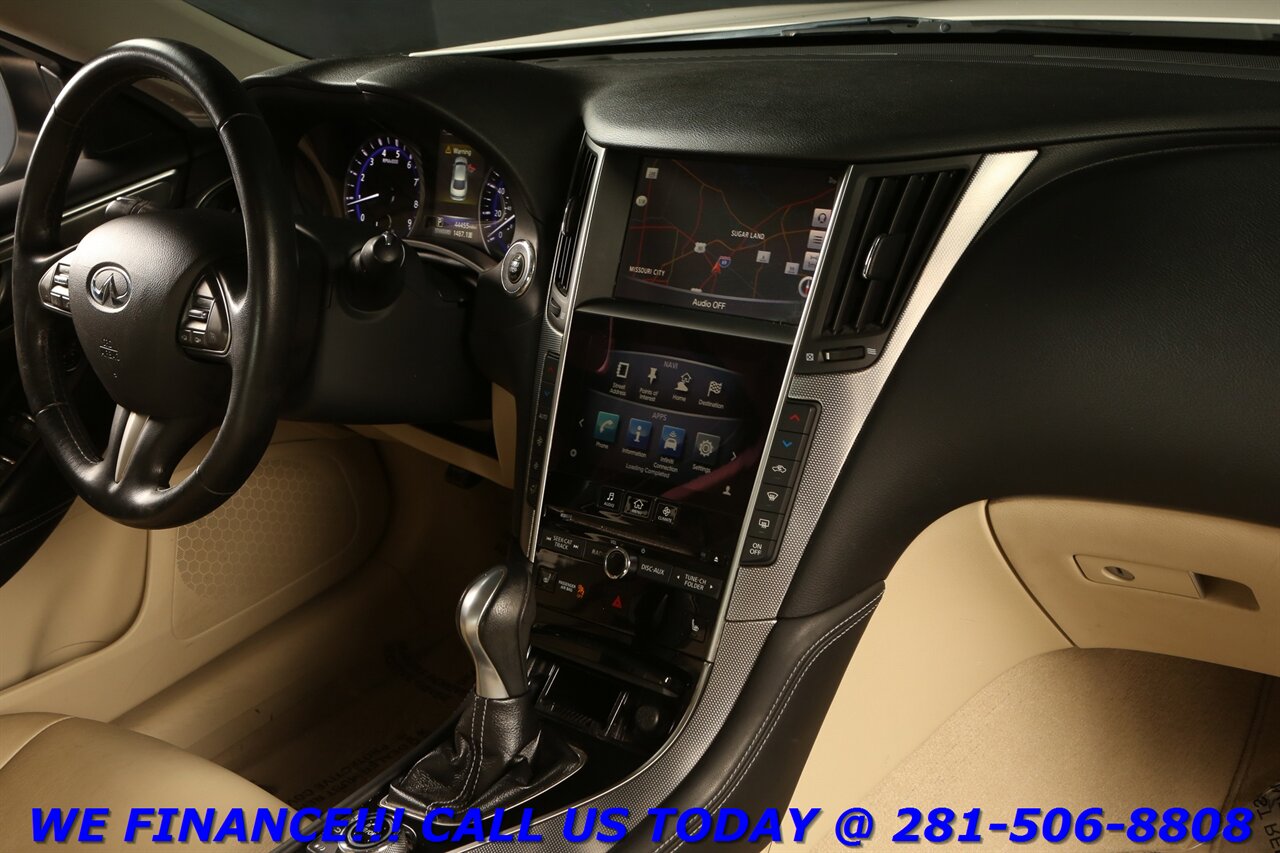 2015 INFINITI Q50 2015 Premium NAV SUN SPORT HEATSEAT CAMERA 44K   - Photo 19 - Houston, TX 77031