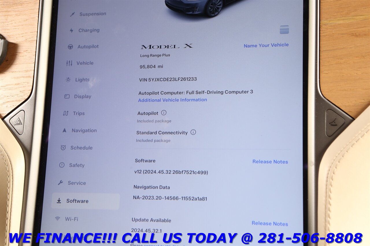 2020 Tesla Model X 2020 Long Range Plus AWD FSD HEATSEAT CAMERA WOOD   - Photo 15 - Houston, TX 77031