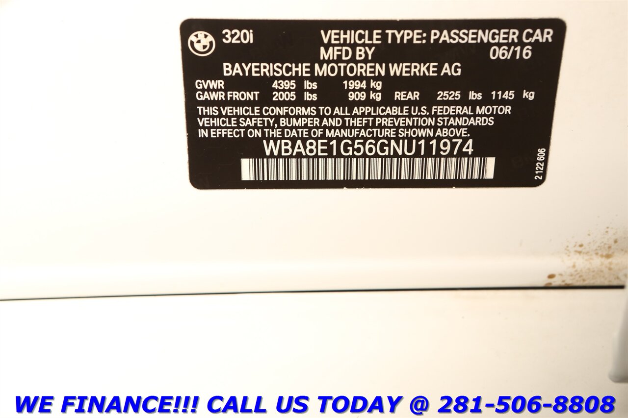 2016 BMW 2016 320i KEYLESSgo BLUETOOTH 17 "ALLOYS 82K - Photo 27 - Houston, TX 77031
