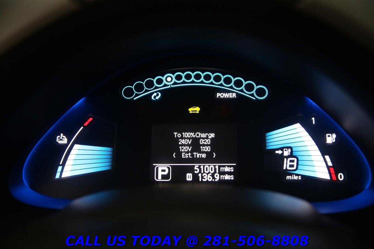 2012 Nissan LEAF 2012 SV NAV HEATSEAT KEYLES BLUETOOTH 51K MLS - Photo 15 - Houston, TX 77031