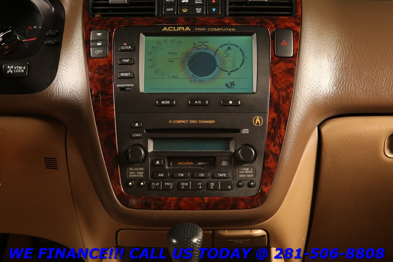 2001 Acura MDX 2001 Touring AWD SUN LEATHER HEATSEAT 3ROW 61K MLS   - Photo 15 - Houston, TX 77031
